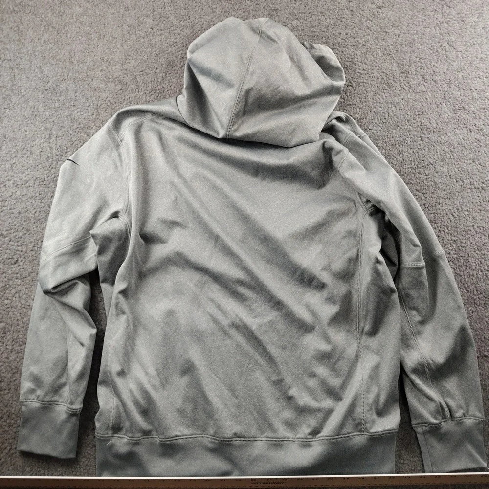 New England Patriots Nike Hoodie Mens XL Grey NFL Football Dri-Fit EUC